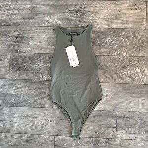 NWT Zara Olive Green Bodysuit